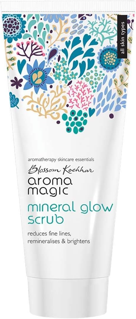 Mineral Glow Face Scrub | Dead Skin Exfoliator | Deep Moisturizing Facial Scrub | Provides Soft, Supple & Hydrated Skin | 3.38 Fl Oz (100ml)