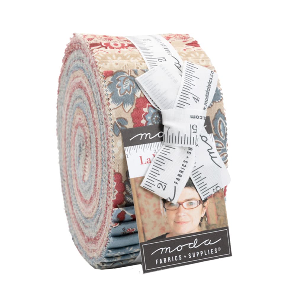 French General La Vie Bohème Jelly Roll 40 2.5-inch Strips Moda Fabrics 13900JR, 2.5 Inches