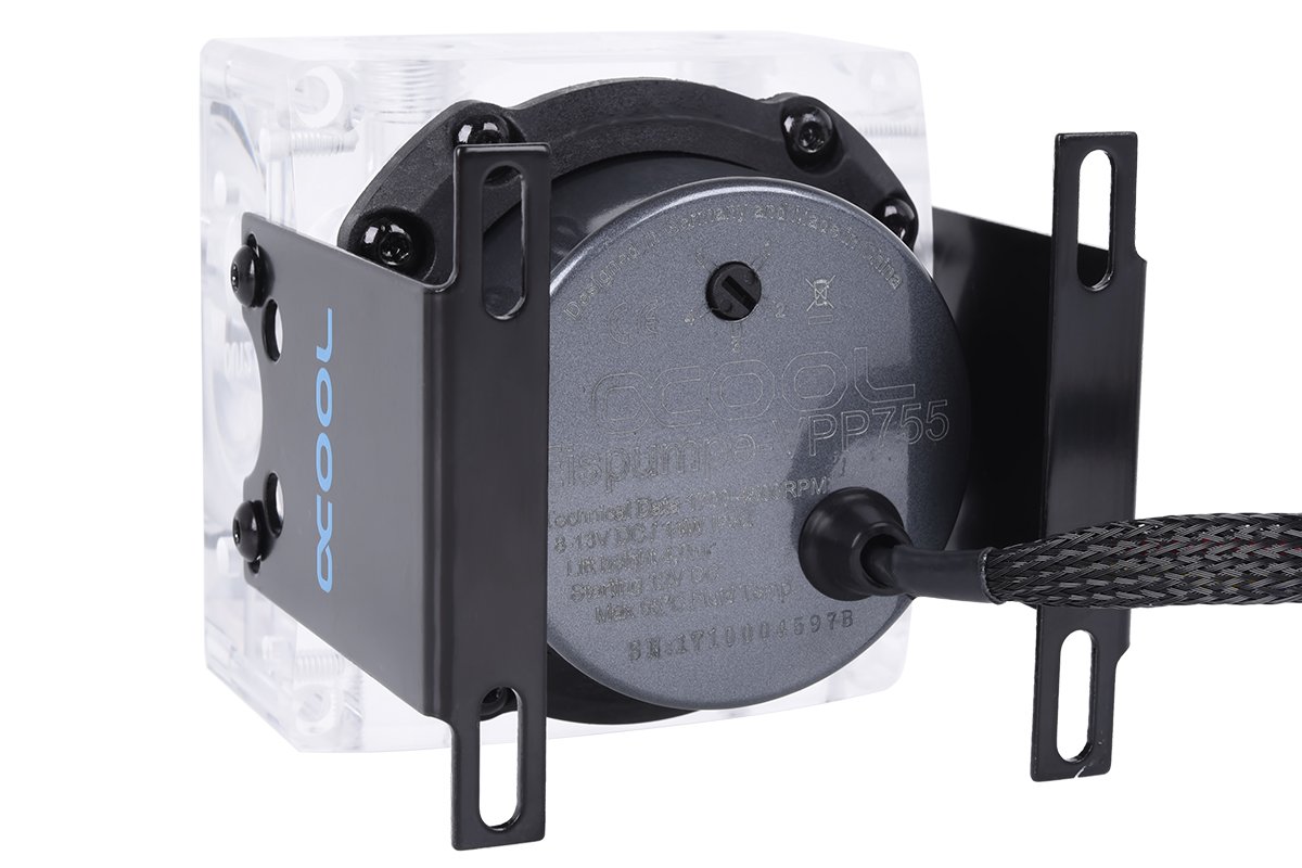 Alphacool 13306 pompa do lodu VPP755 – G1/4 IG z pokrywą na lód D5 – akryl V.3 pompa chłodząca wodą