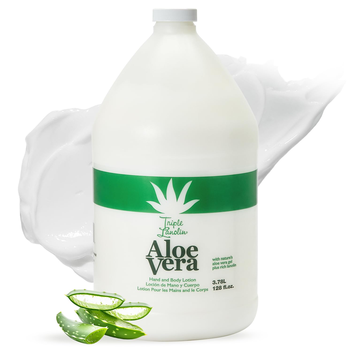 Amazon.com: Triple Lanolin Aloe Vera Soothing Lotion - 128 Fl Oz