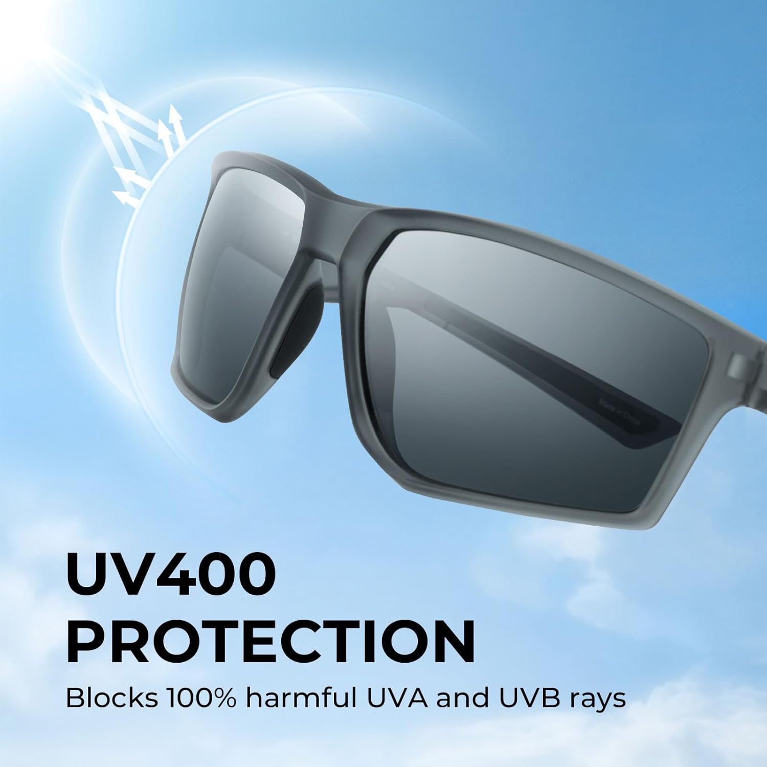 KastKing Osage Polarized Sport Sunglasses for Men and Women, Ideal for Driving Fishing Cycling Running, UV Protection - Image 4