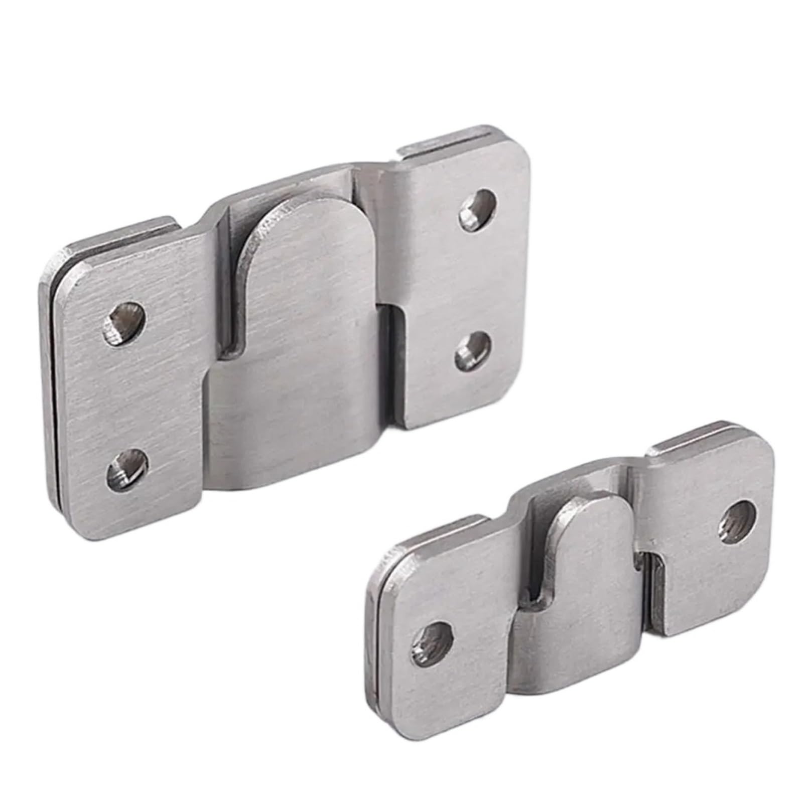 Kxaoxgrc One Color Stainless Interlocking Flush Mount Brackets, Flush Mount Brackets Interlock Hanging Buckle 20Pcs Multiple Sizes For Picture(S)