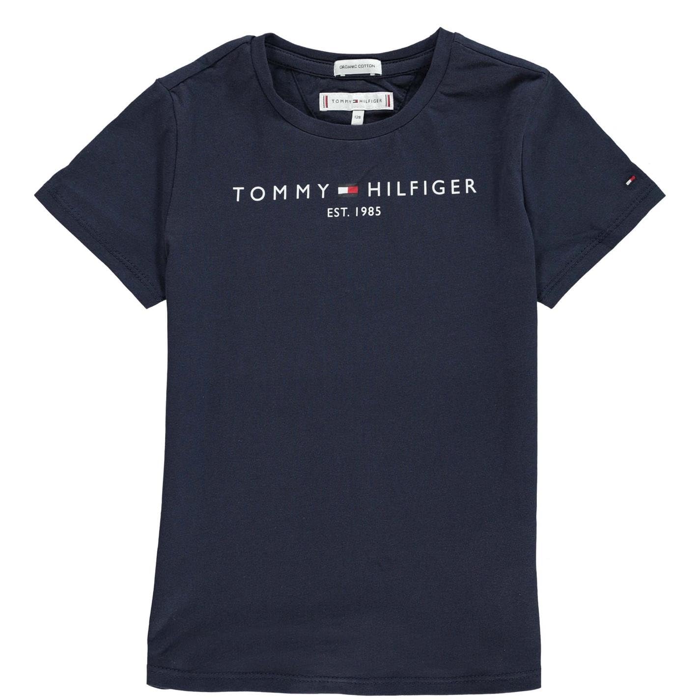 Tommy Hilfiger Girls Essential T-Shirt Twilight Navy 12 Years
