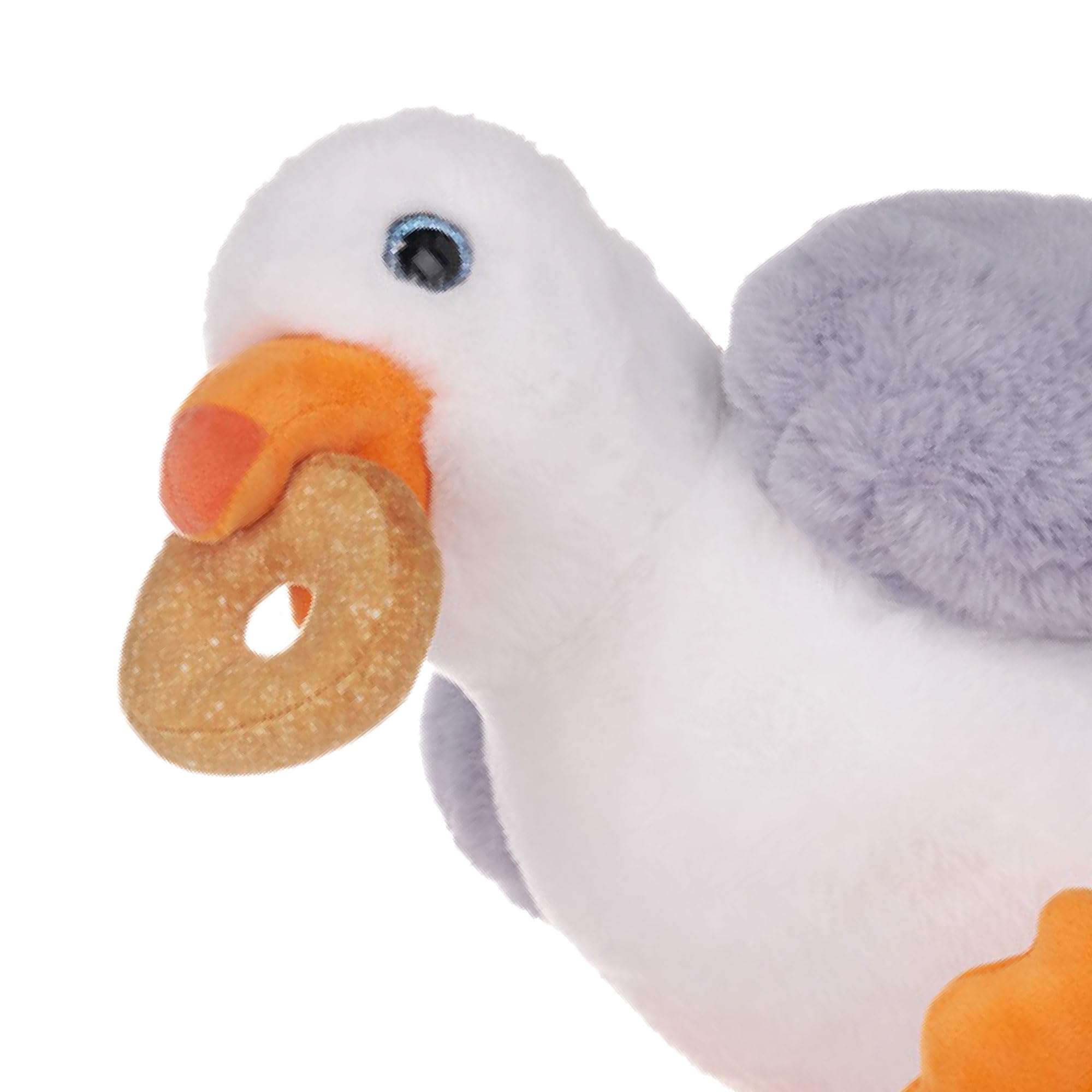 Seagull With French Fries, Seagull Pepe, Seagull With Hat, Collectible Toy, Sea Bird Decor - View #9