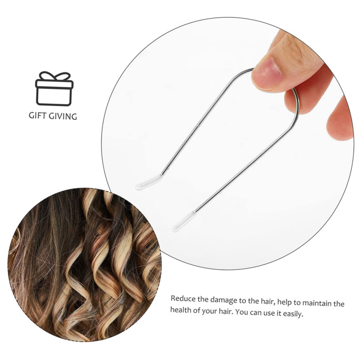 Didiseaon 100pezzi Clip Per Clip Per Arricciacapelli Sostituzione Per Elettrici Facile Usare e Accessorio Per Styling