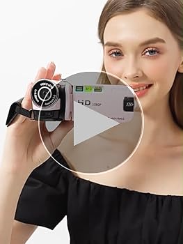 Vintage Camcorder Video Camera, 6X Digital Zoom 2.7 Inch