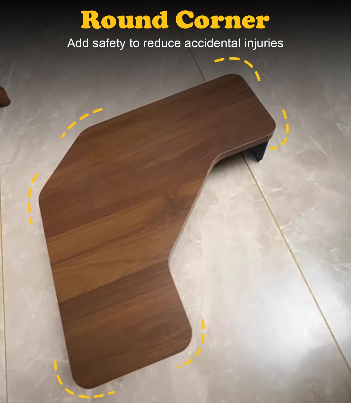Supporto Monitor Supporto per Monitor da Scrivania in Legno con Piedini in Ferro, Rialzo per Computer, Rialzo per Monitor Ergonomico, Ripiano per La Scrivania Dell'ufficio Domestico