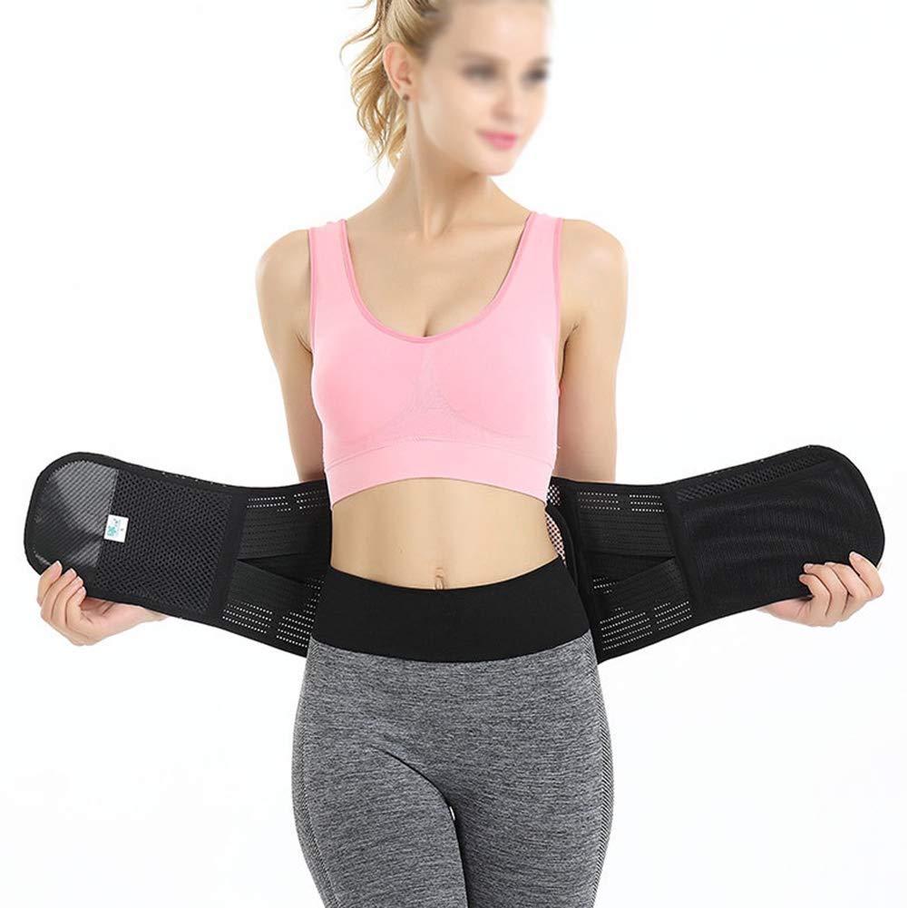 Alivio para el dolor de la parte inferior de la espalda - Cinturón de soporte lumbar para mujeres y hombres Correas de cintura ajustables para la escoliosis de la estenosis espinal de la ciá