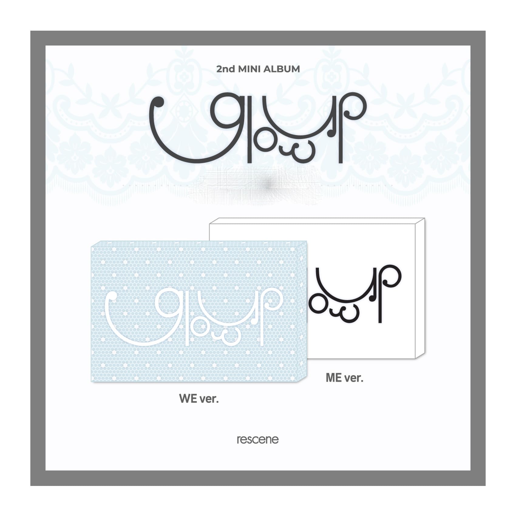 Amazon.com: RESCENE Glow Up 2nd Mini Album QR Version with