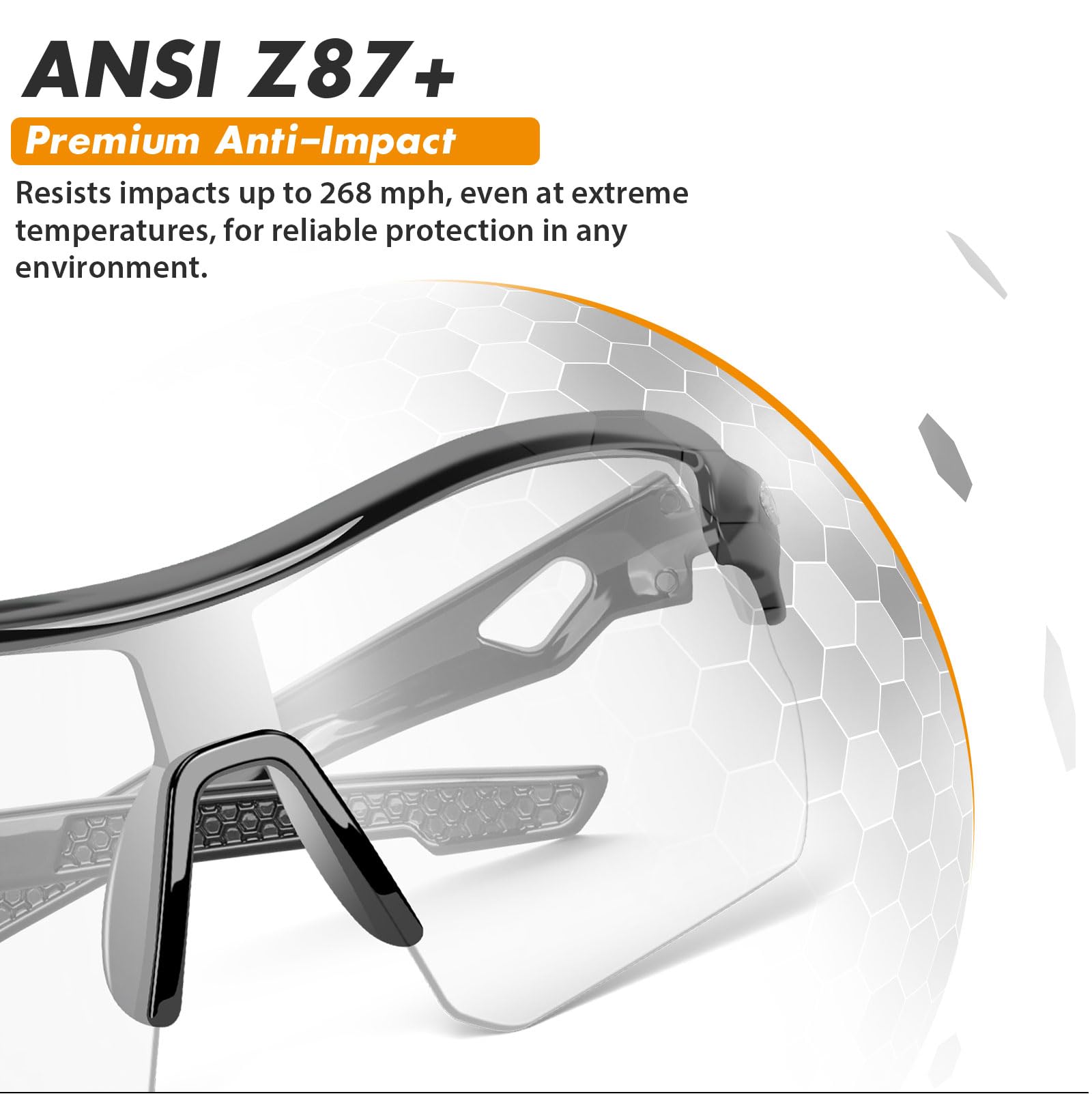 Paquete de 12 gafas de seguridad, ANSI Z87.1+gafas de protección UV, resistentes a los impactos, antiarañazos, para hombres y mujeres