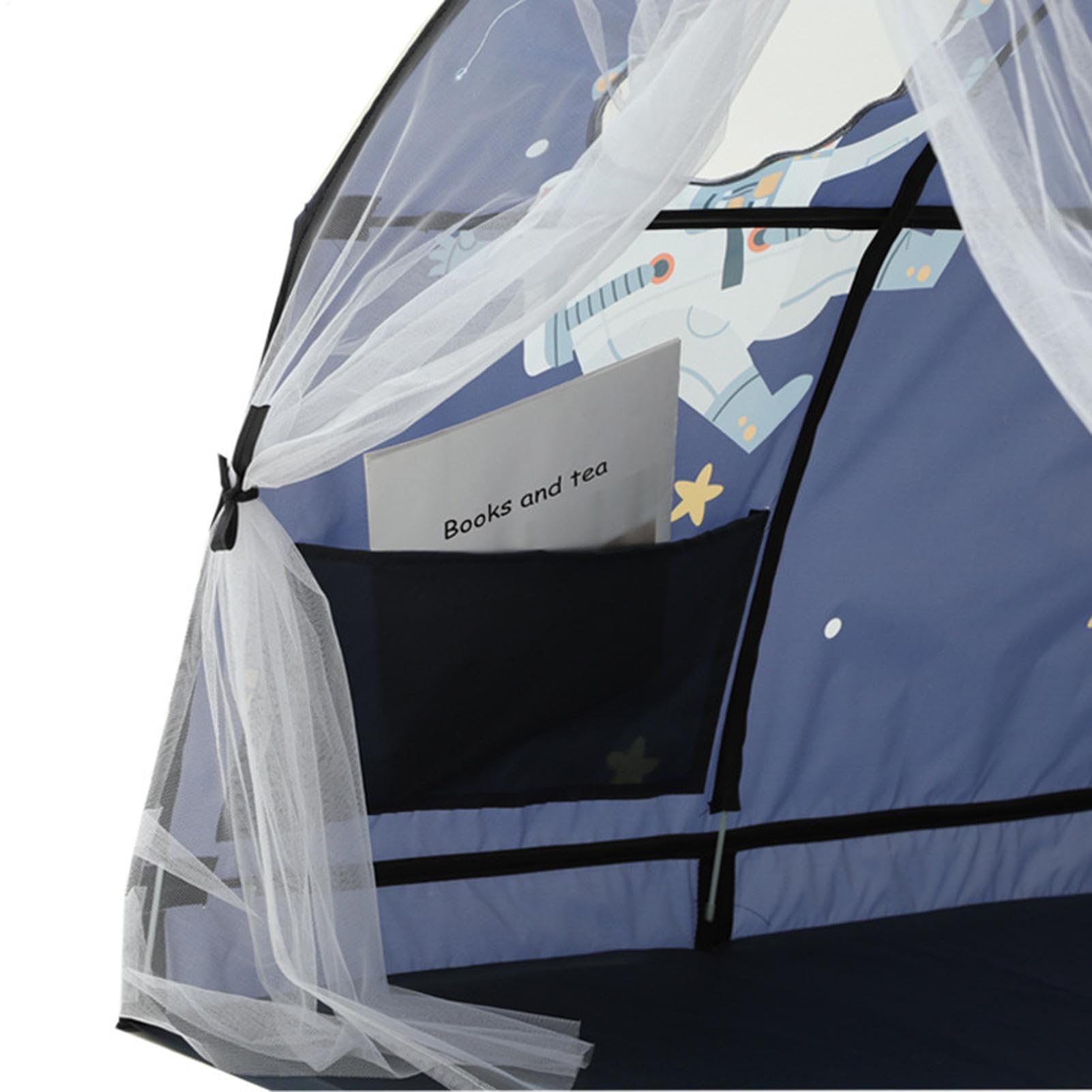 Tiendas de campaña para niños pequeños - Tienda de campaña tipo túnel para juegos infantiles para niños pequeños, Tienda de campaña con mosquitera para cama para niños | Cama con dosel Dream Privacy S