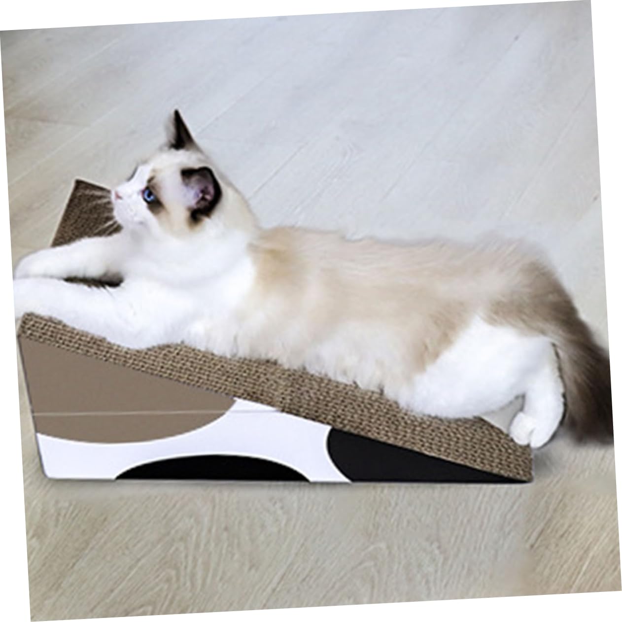 BESPORTBLE Rascador De Cartón para Gatos Triangular Plegable Almohadilla para Rascar Salas De Estar