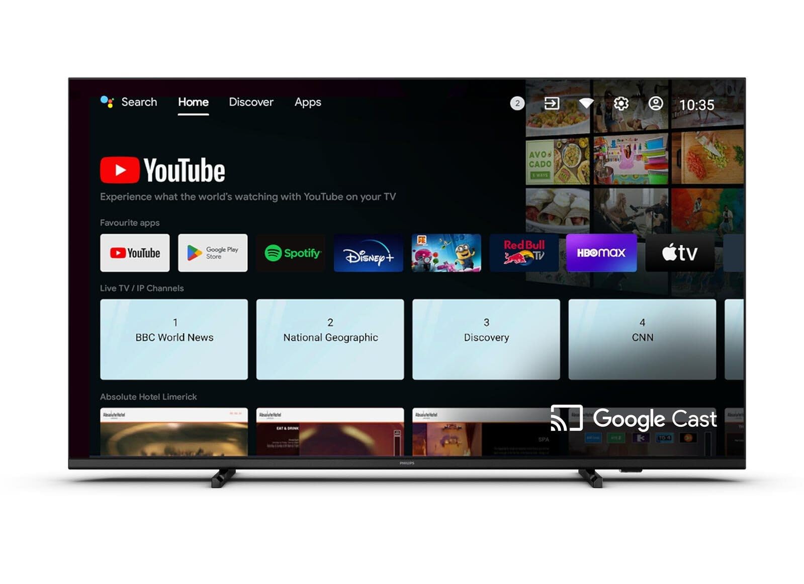 Philips 65HFL4518U 65 Professional Hotel TV - DVB-S/S2, UHD [Energieklasse F] (65HFL4518U/12)