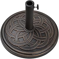 Vista 3 de Bond Manufacturing 60474A Gaelen - Base para paraguas (26.5 lbs, 26.5 lbs, bronce antiguo)