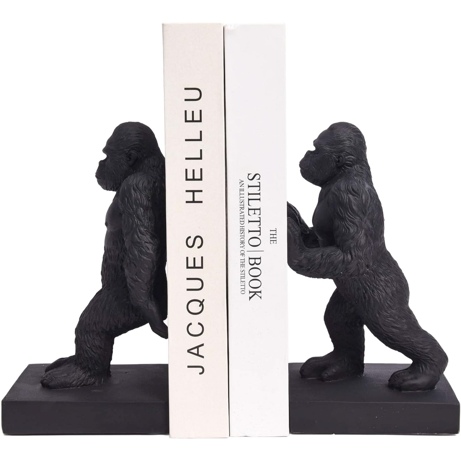 Maison Des Cadeaux Black Gorilla Bookends