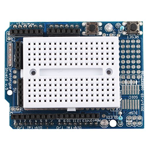 Contiene Mini tagliere HALJIA Protoshield prototipo di espansione con mini espansione pane Compatibile con Arduino UNO due robot Maga