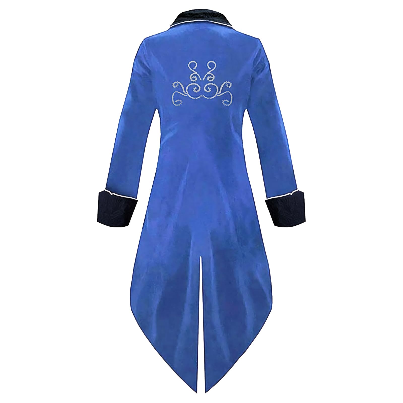 Veste gothique Steampunk vintage pour homme avec queue-de-morue,Médiéval Veste Victorienne Manteau Gothique Renaissance d'Halloween pour cosplay