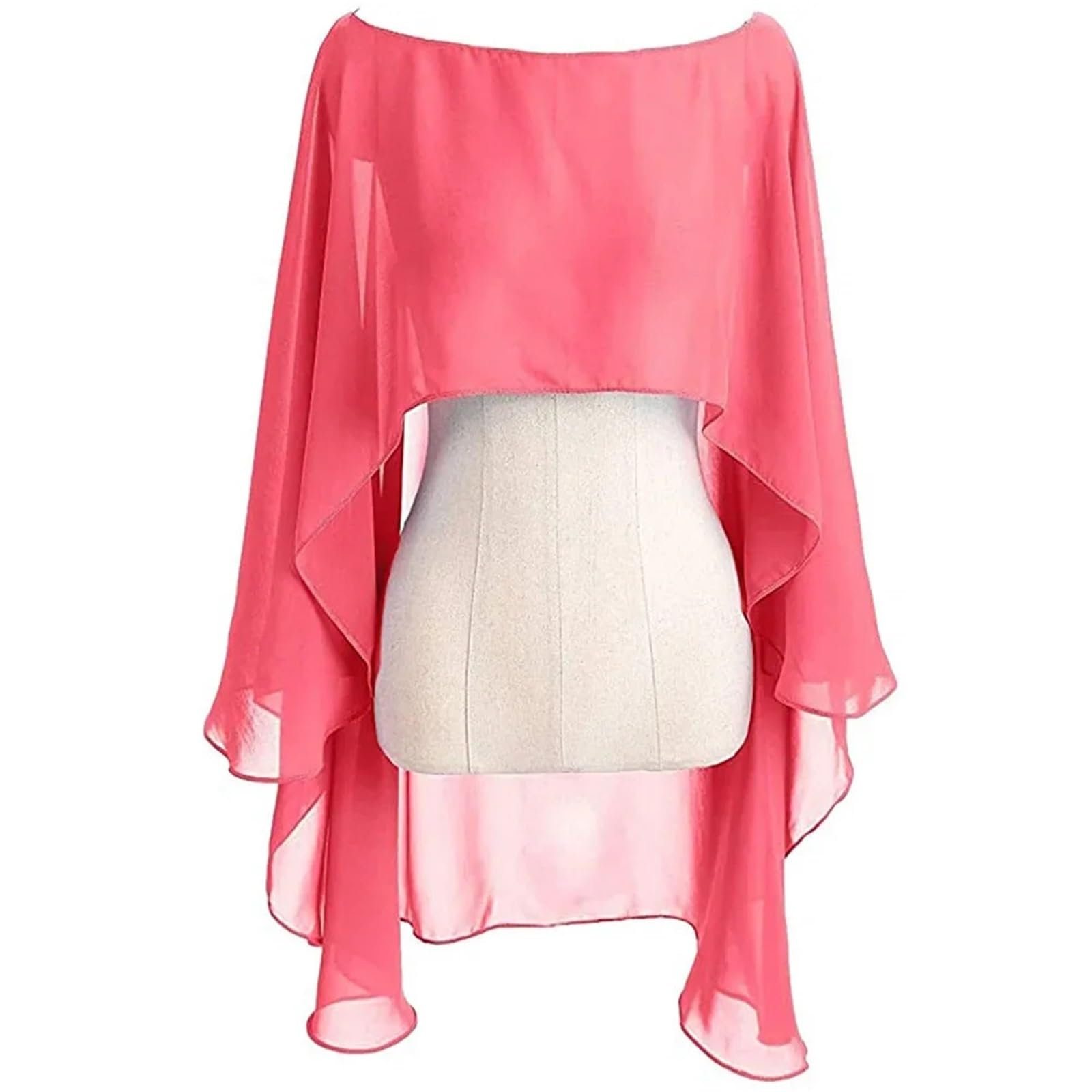 Coprispalle Chiffon Bolero Mantella da sposa in chiffon donna, bolero, sera