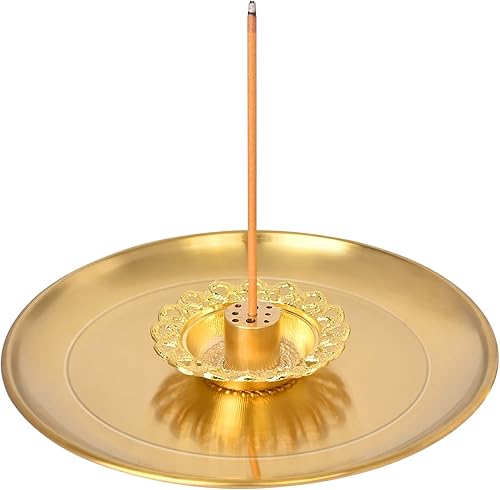 Shorktink Soporte de incienso quemador de incienso con gran colector de cenizas 9 agujeros de incienso