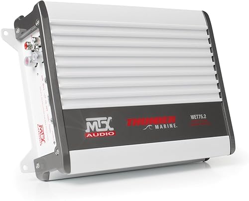 MTX Audio WET75.2 200W RMS Amplificador marino clase AB de 2 canales