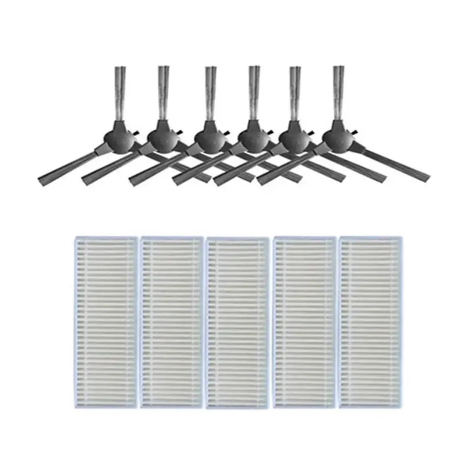 Gfsewura One Color Vacuum Cleaner Hepa Filter, Side Brush Replacement Parts. Compatible For Liectroux M7s Pro. Sweeping Robot Vacuum Cleaner Accessories