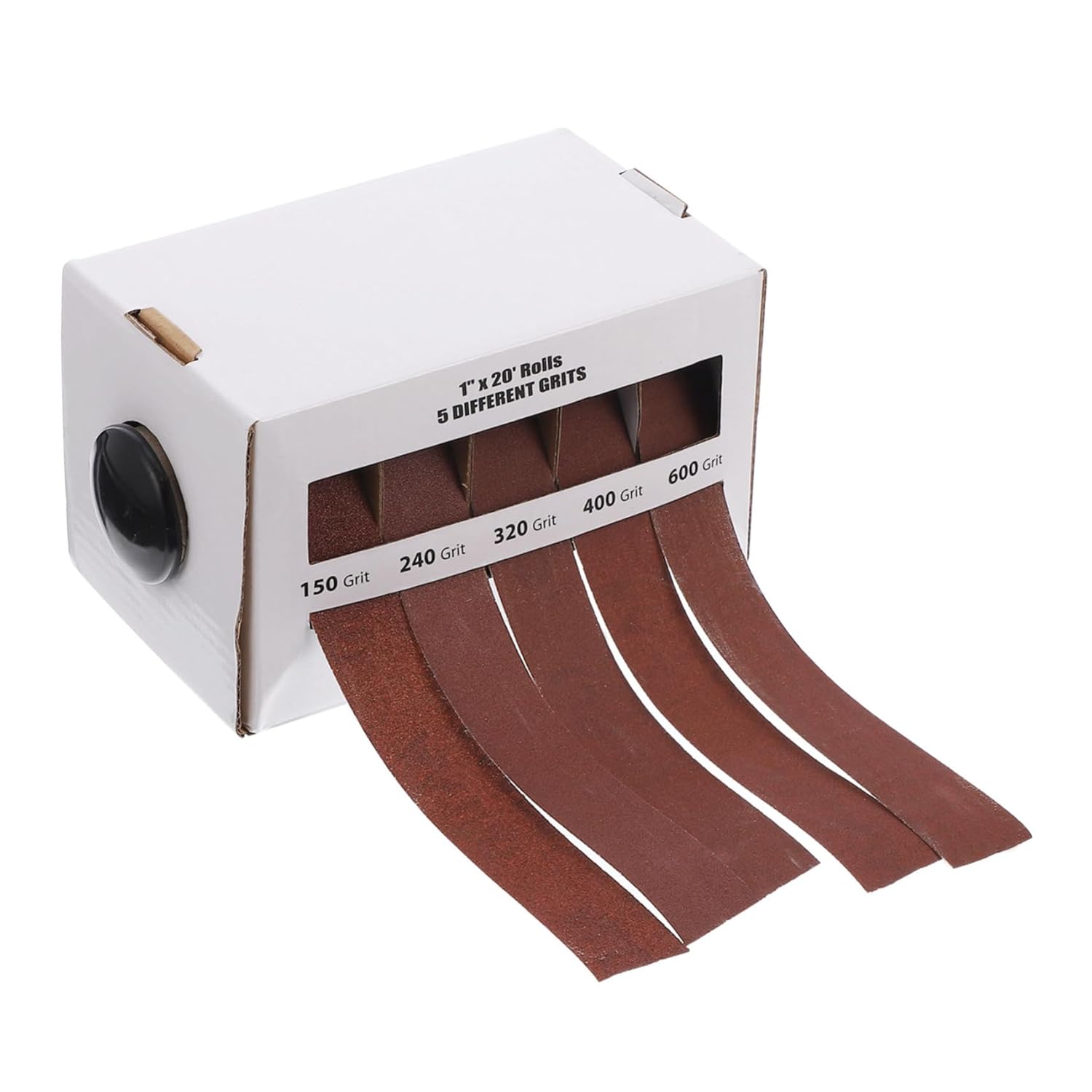 Ciieeo Sanding Belt Box Emery Cloth Roll for Grit Sandpaper Sanding Abrasive for Glass Jewelry Woodworking