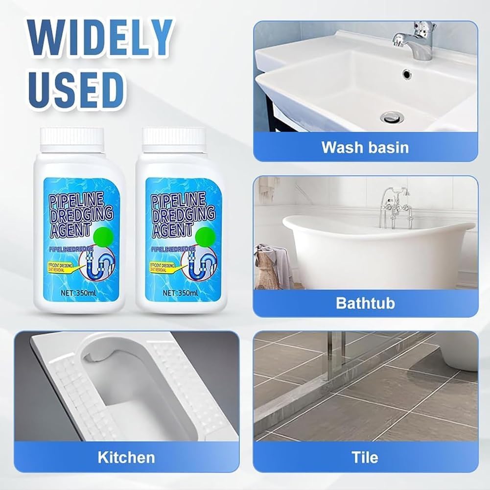 Disincrostante potente per tubi, disincrostante per scarichi del lavandino, adatto per cucina, WC, bagno e pulizia di tubature