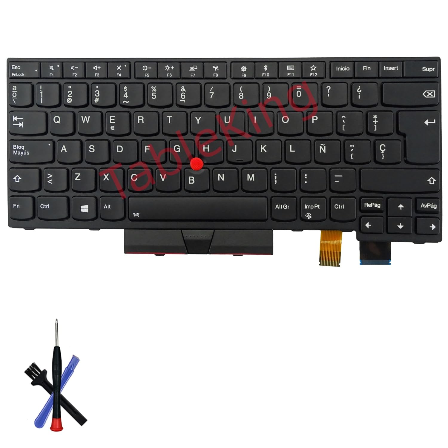 Teclado retroiluminado de Repuesto para Lenovo Thinkpad T470 T480 A475 A485 (Spanish)
