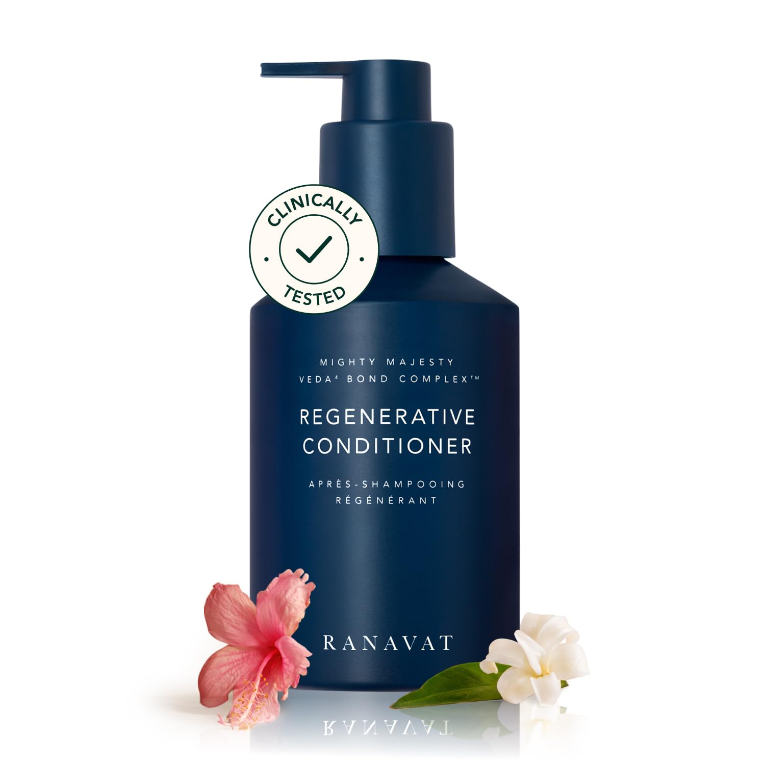 RANAVAT Regenerative Veda⁴ Bond Complex Hair Conditioner - Moisturizing Conditioner for Hair Breakage Repair & Scalp Care - Silicone-Free Volumizing Conditioner for All Hair Types (8 oz)