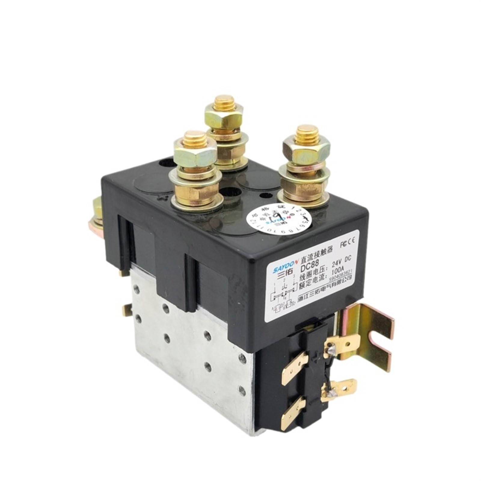 Contacteur de puissance CC DC88-1 pour restaurer l'inversion de marche 24V