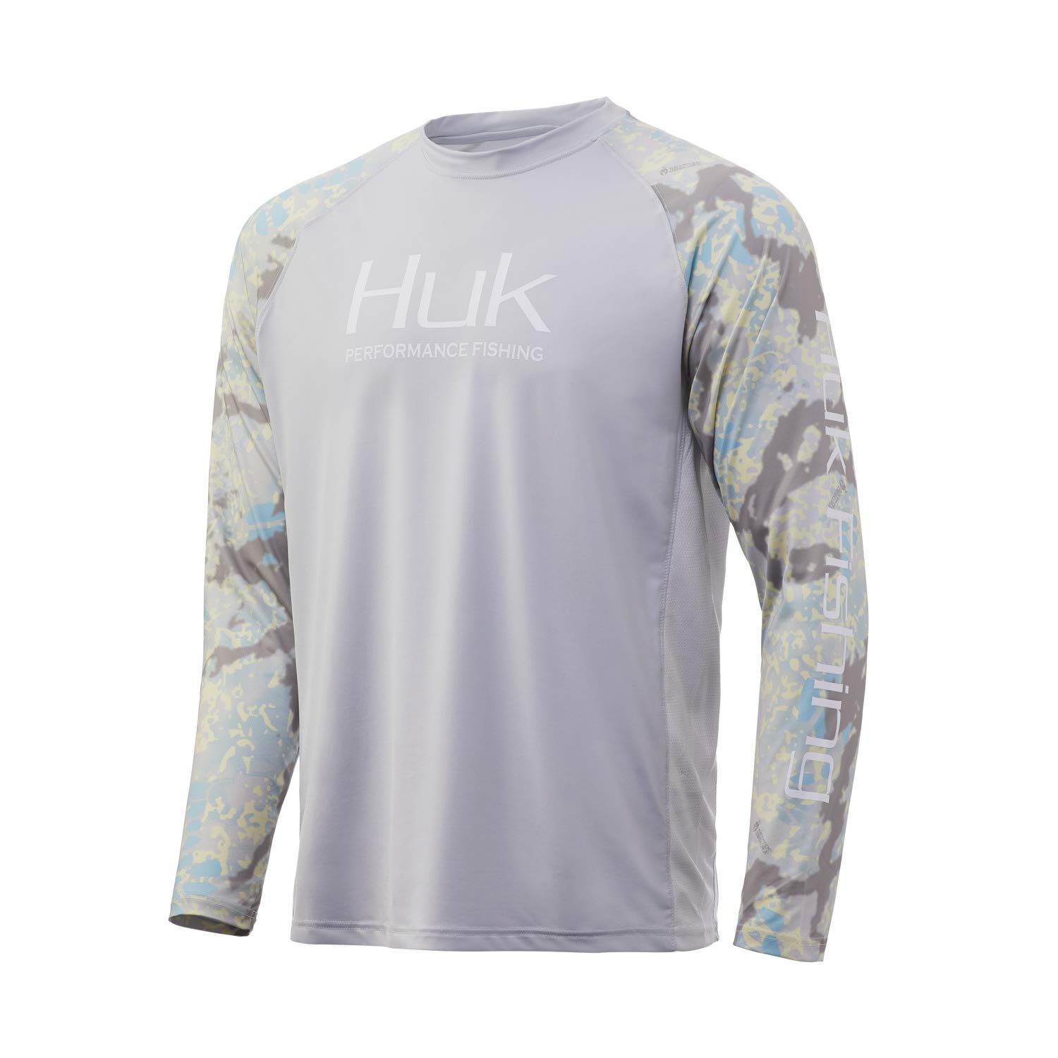 HUK Mossy Oak Double Header Manga Larga Hombre