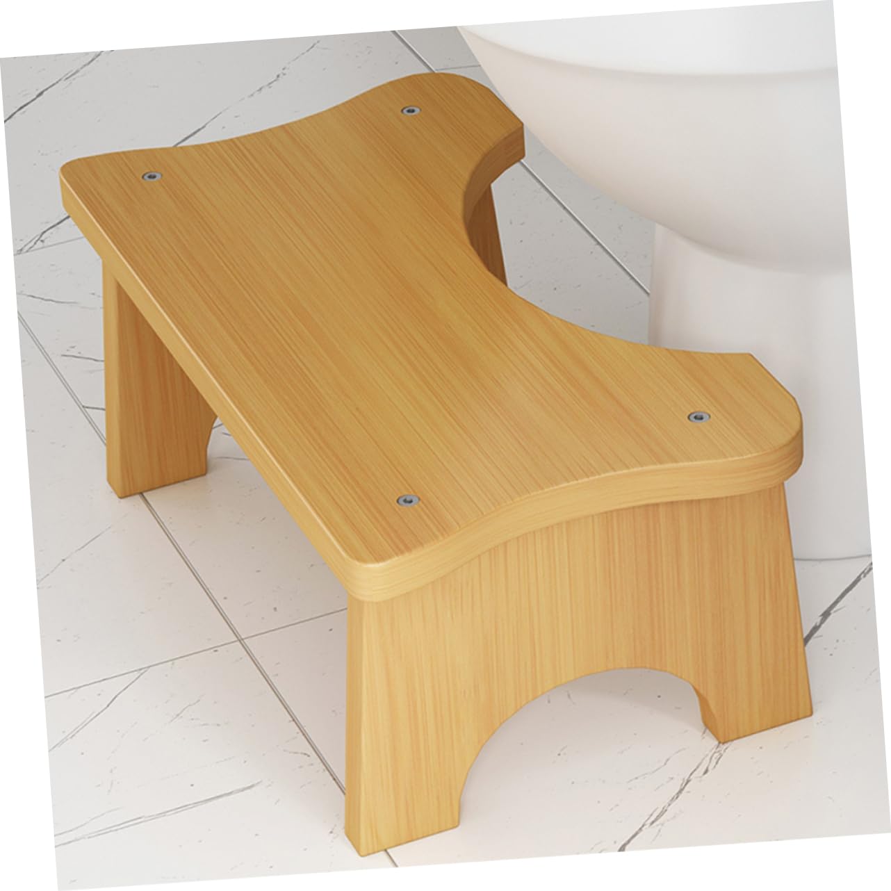 Ciieeo 2St Fußbank ablage für badezimmer badezimmermöbel badezimmerdekorationen badezimmer accessoires badzimmermöbel Tragbare Toilette WC-Sitzbezug Töpfchen Hocker Badezimmerstuhl Holz