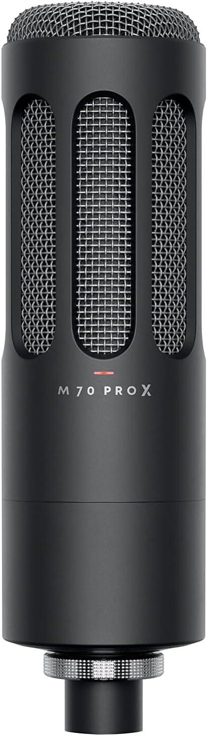 M 70 PRO X Dynamic broadcast microphone for streaming and podcasting with XLR connector incl. pop filter and shock mount