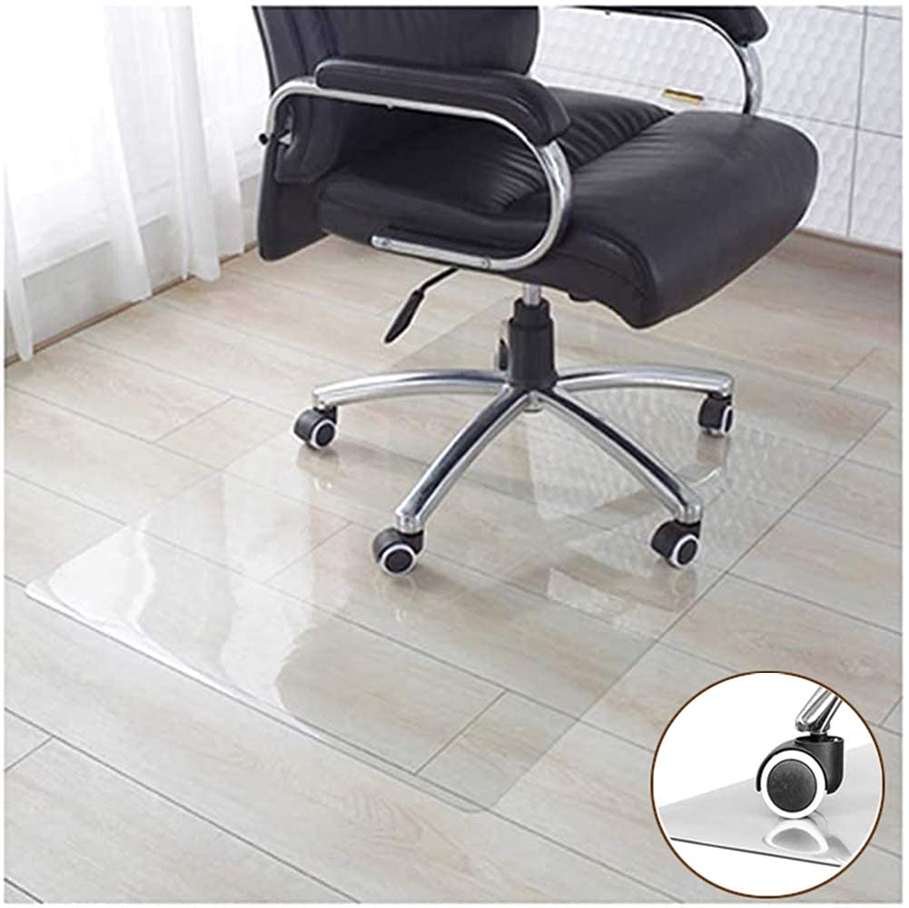 Tapis bureau à domicile et cuisine 60x60, tapis pour chaises de bureau transparent