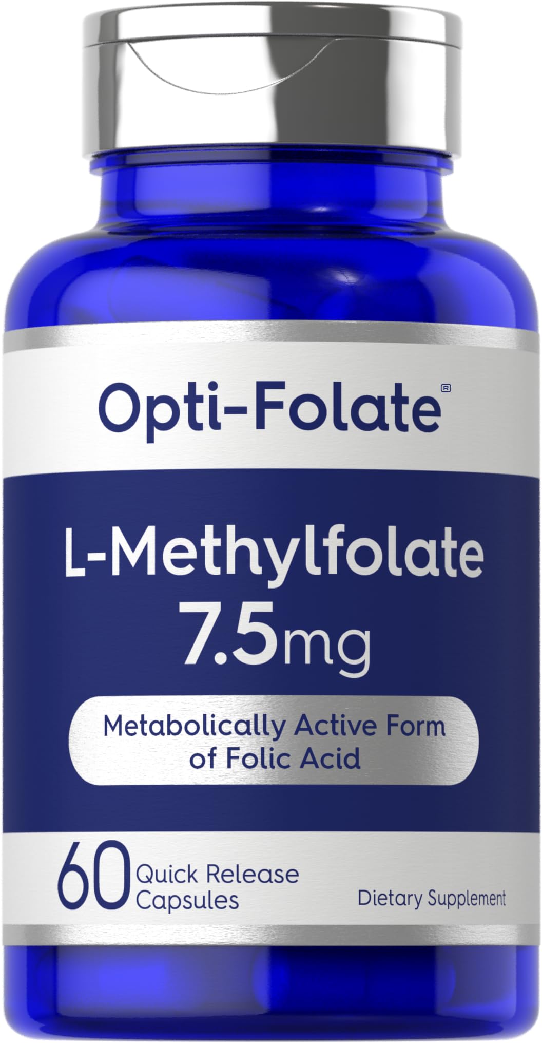 Carlyle Opti-Folate L-Methylfolate - 7.5mg (60 Capsules)