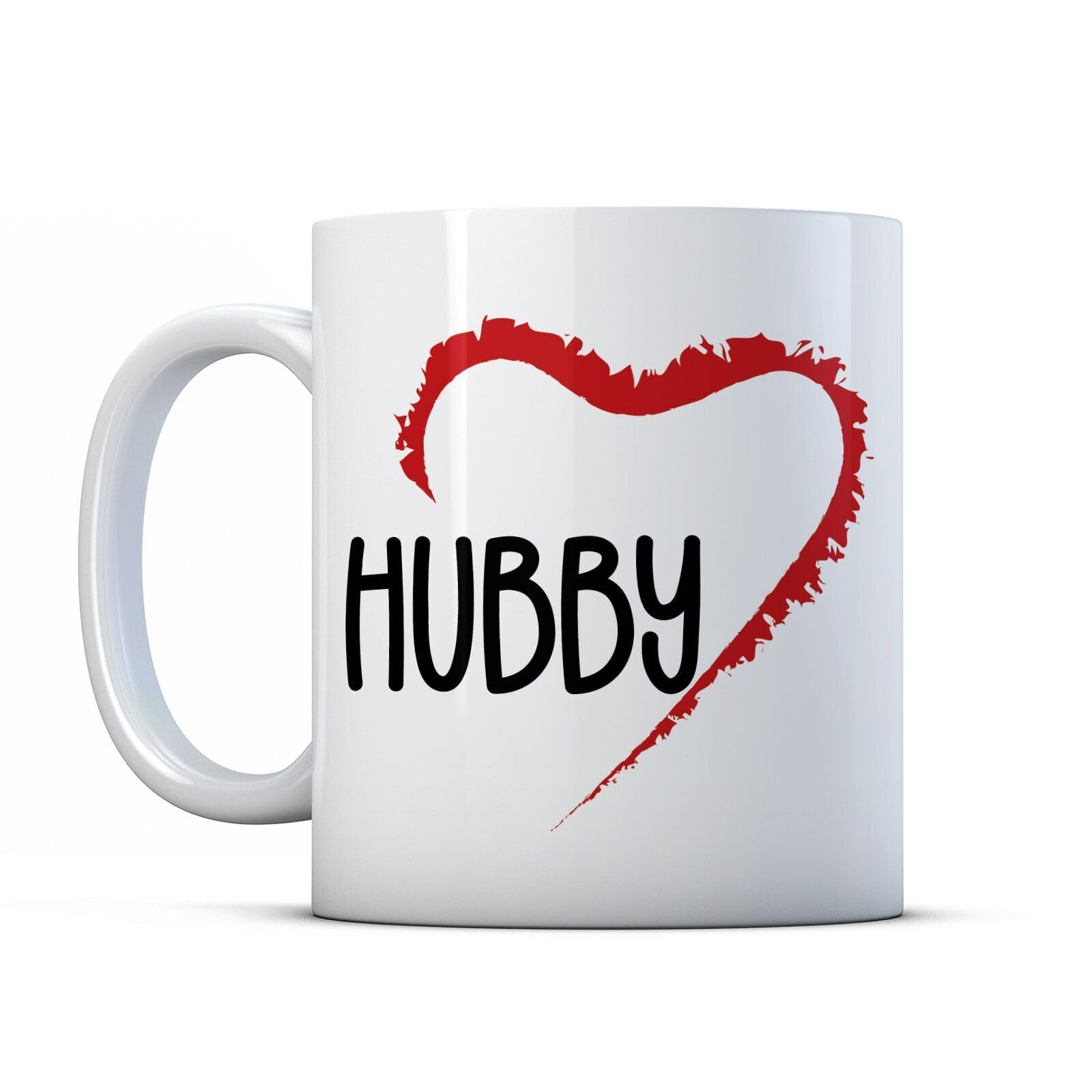 MUGSVILLA Hubby - Cute Husband Gift Mug by BWW Print Ltd Printed Coffee and Tea Ceramic Mug- 11OZ Ceramic Coffee Mug