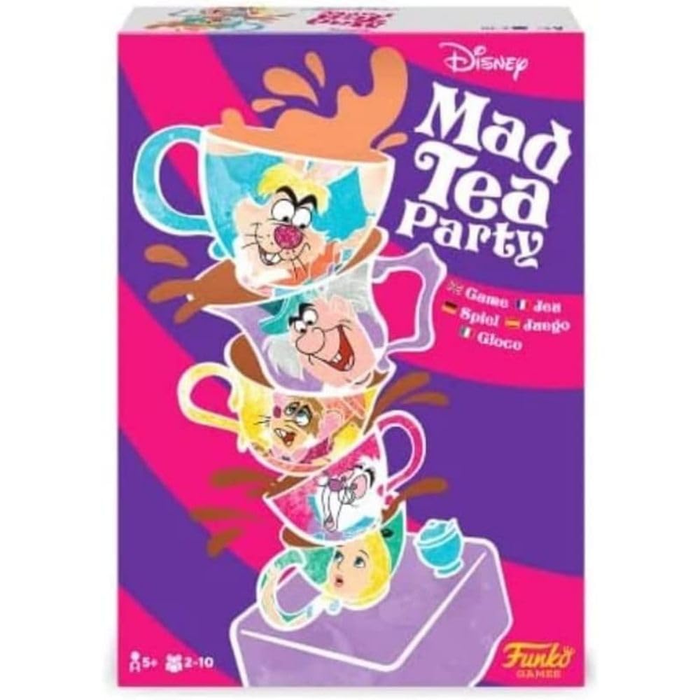 Funko Disney - Mad Tea Party Game (ENG/FR/DE/ES/IT)
