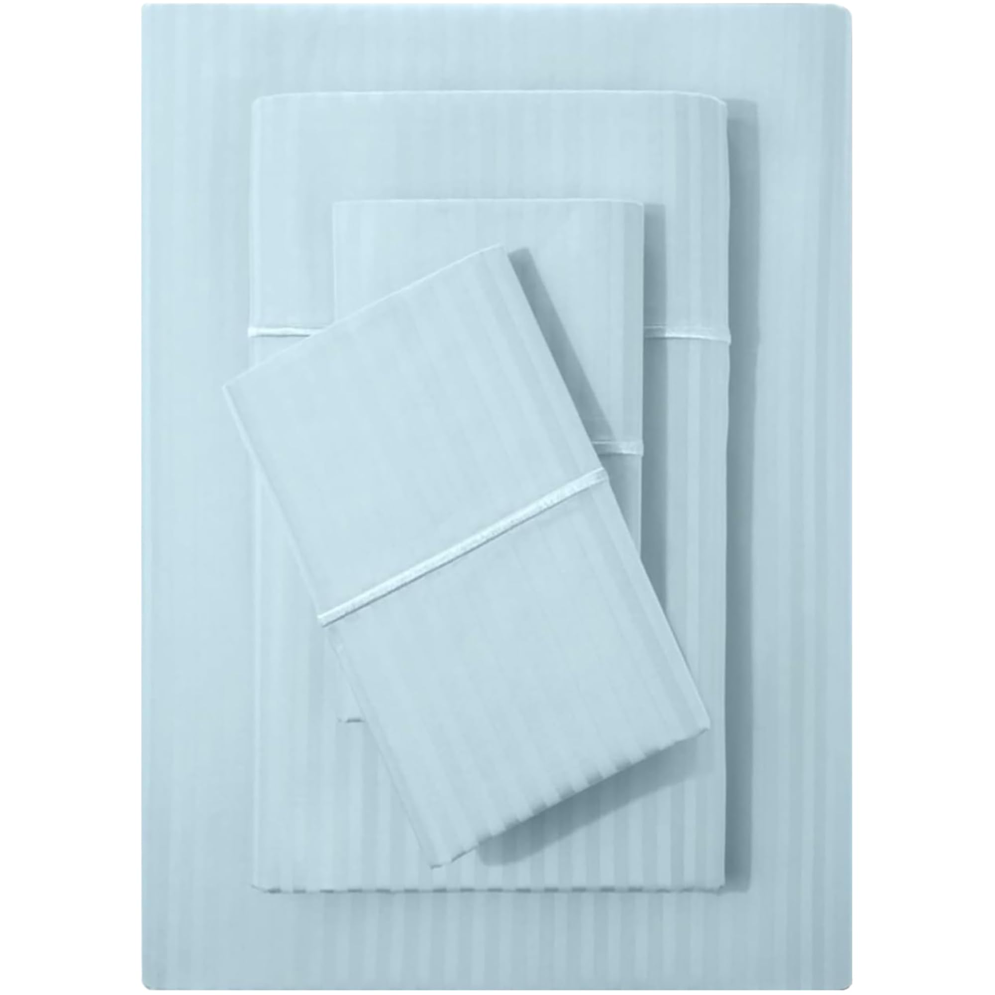 Feather &amp; Stitch 100% Cotton Sateen 500 TC Full Size Bed Sheet Set