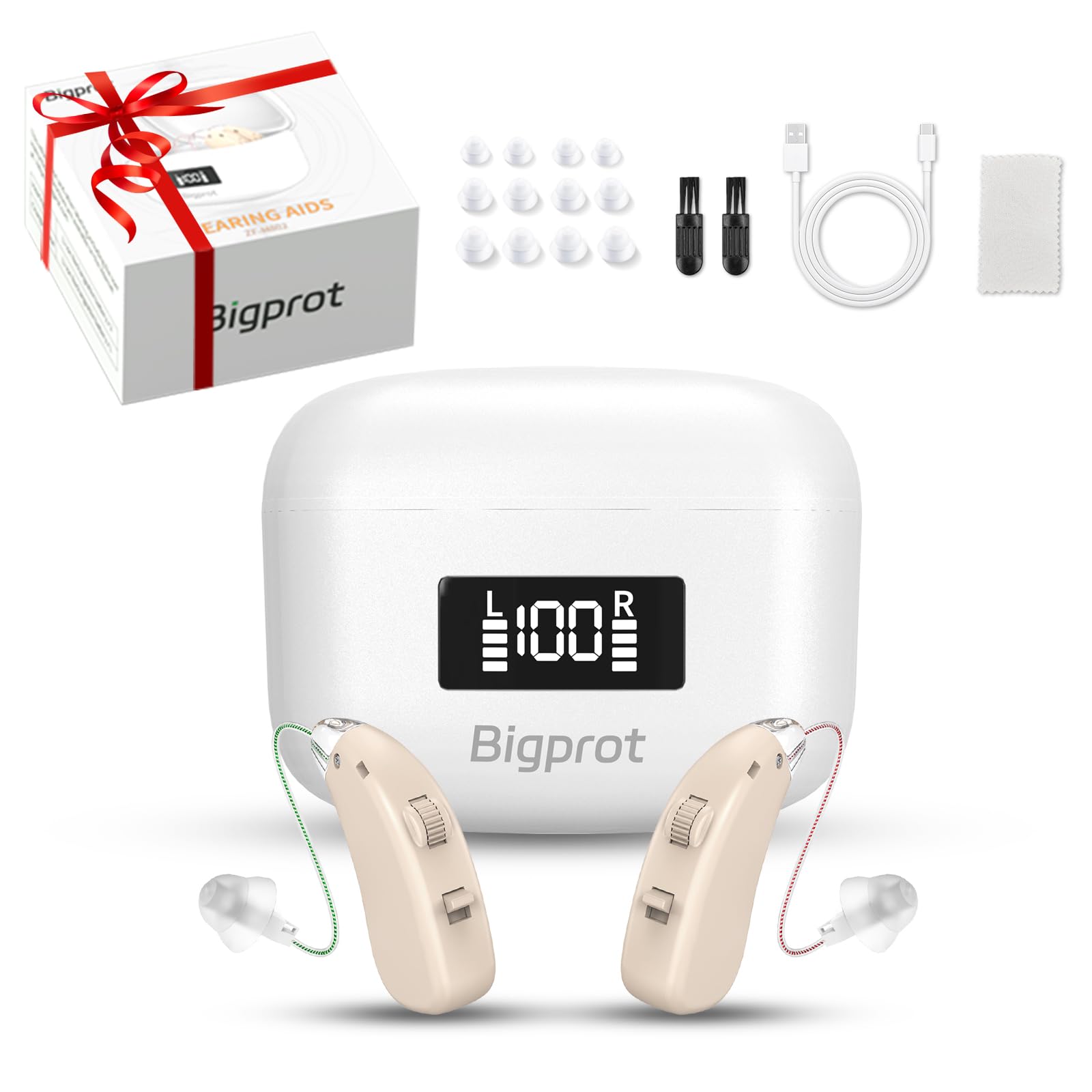 Amazon.co.jp: 【2025年革新型正規品・簡単操作 】Bigprot 充電式集音