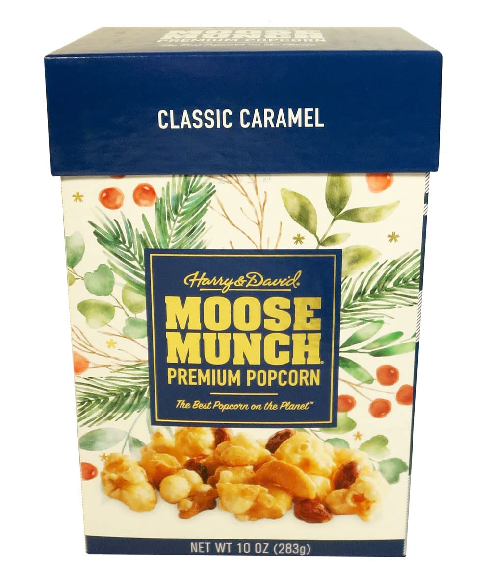 Moose MunchHarry & David Classic Caramel Box Premium Popcorn 10oz