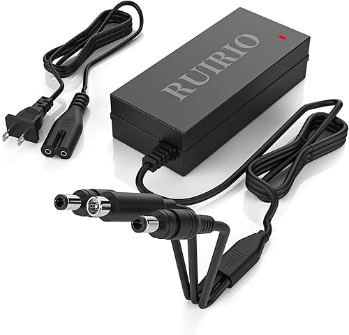 Miniatura 1 de Tres modelos similares de cargadores de batería de 42V 2A juntos para evitar comprar el modelo incorrecto, adecuado para scooters eléctricos de 36 V