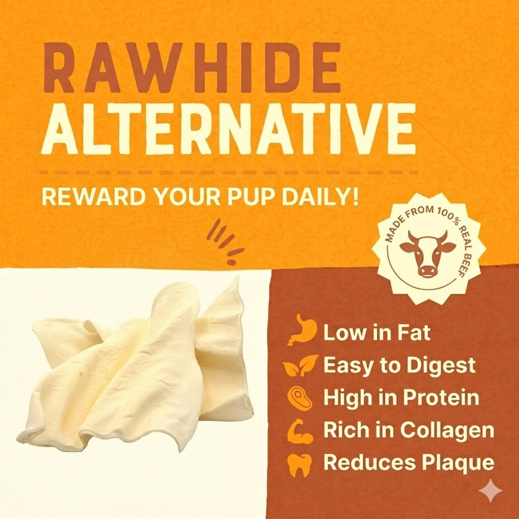 Gaines Pet Cow Ears for Dogs - 100 Pack, All Natural, Single Ingredient Dog Chews, Safe Alternative to Rawhide, Supports Dental Health, Easily Digestible Treat for Small to Large Dogs