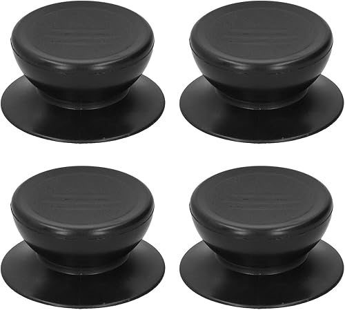 LIZEALUCKY 4 pomos de silicona para tapa de olla, agarre de tapa, perilla de repuesto universal para tapa de olla, accesorios para utensilios de