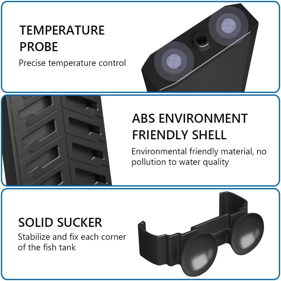 Flash Deals - 60% OFF LJY&V 1000W Aquarium Heater Fish Tank Heater, ZHIYANG ZY-PTC LED Display Explosion-Proof Water Heater Rod, Fish Tank Heater for Marine Tropical Fish Reef Tank, Capacity:500-800L/132-211 US Gallon