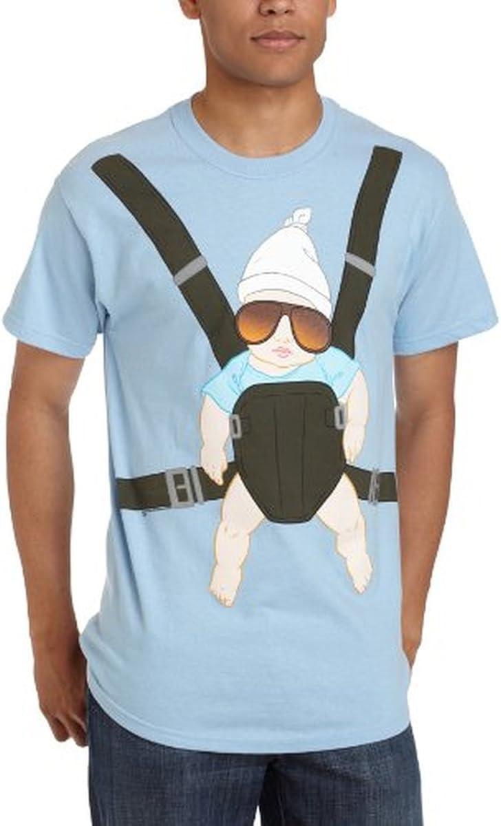 Ripple Junction Men's The Hangover Baby Carrier TShirt Clothing, Shoes & Jewelry