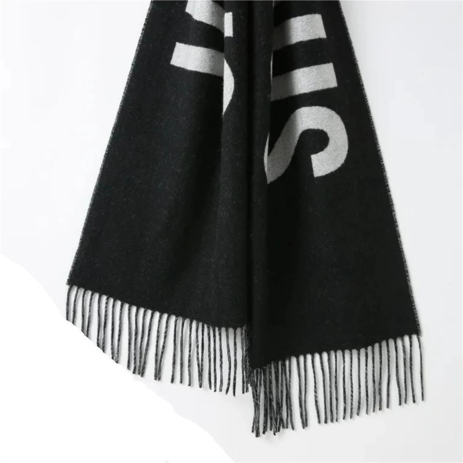 Thick Soft Wool Cashmere Scarf for Women Winter Warm Wrap