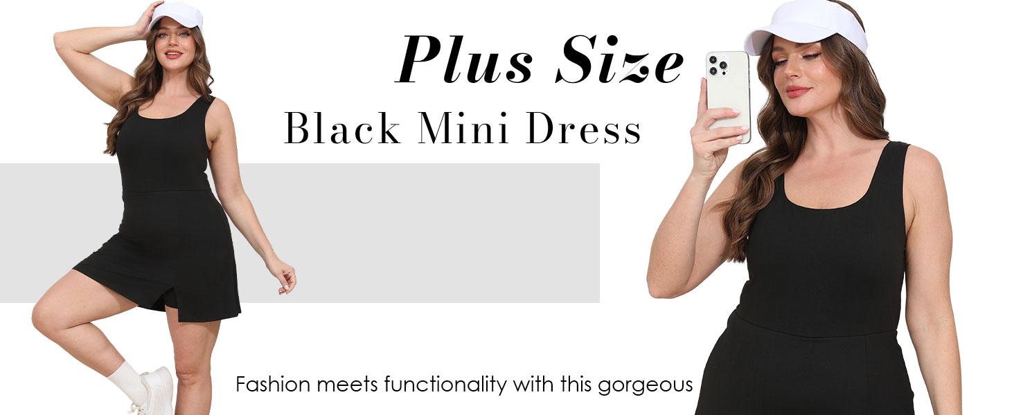 Amazon.com: OFEEFAN Little Black Dress Women Athletic Mini Tennis