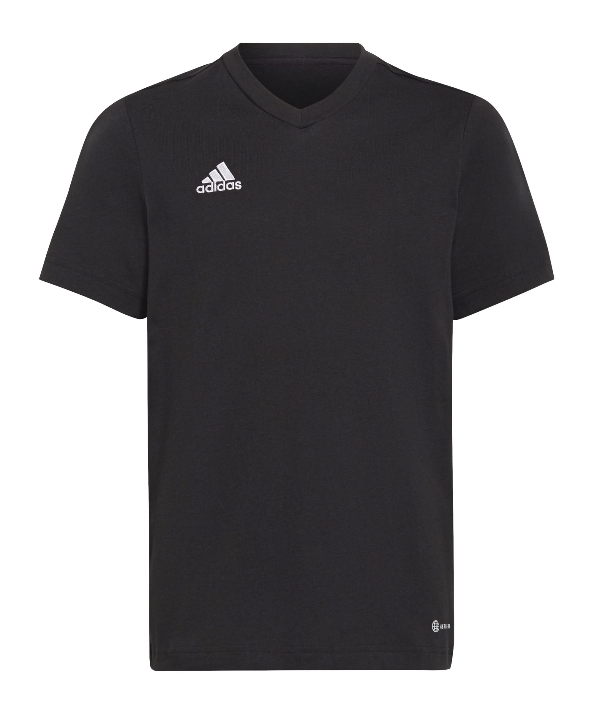 adidas Unisex Kids Entrada 22 Tee, Black, 11-12 Years