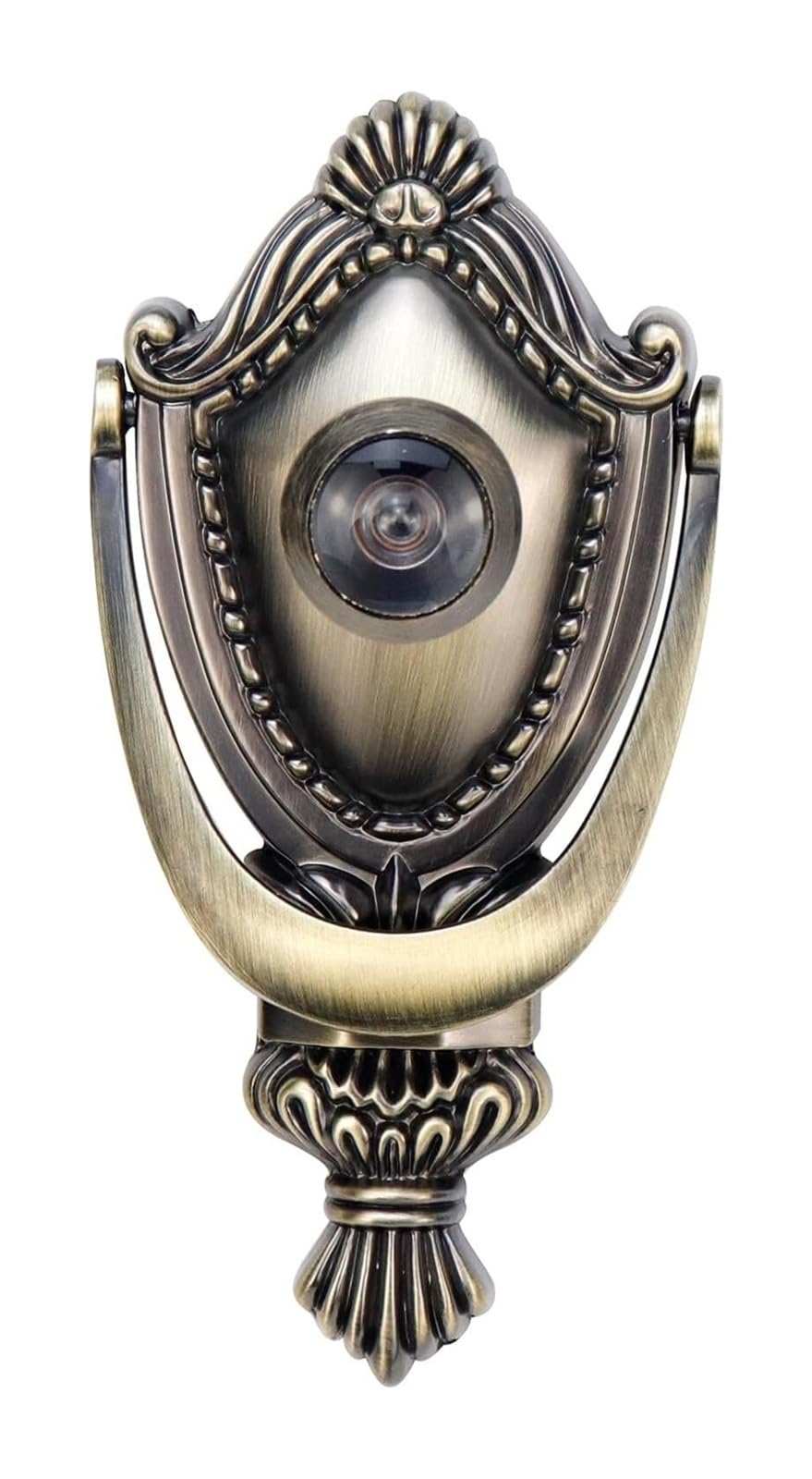 Vakorise One Color Door Handles, Zinc Alloy Bronze Ring Door Knocker 151X73.0mm