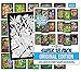 Super Pack of 18 Fuzzy Velvet Coloring Posters (Original Edition) - Great for Family Time Coloring, Arts, Crafts, Travel, School, Care Facilities [All Ages Fun: Girls, Boys, Adults, Kids] (1 Pack)